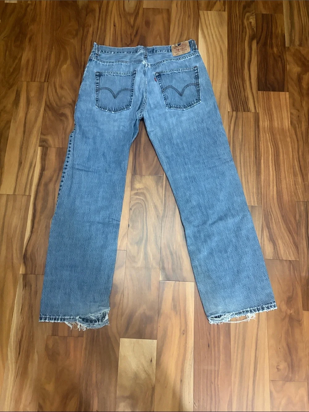 Men's Levi’s Blue Loose Straight-Leg Jeans 569 - 36x36